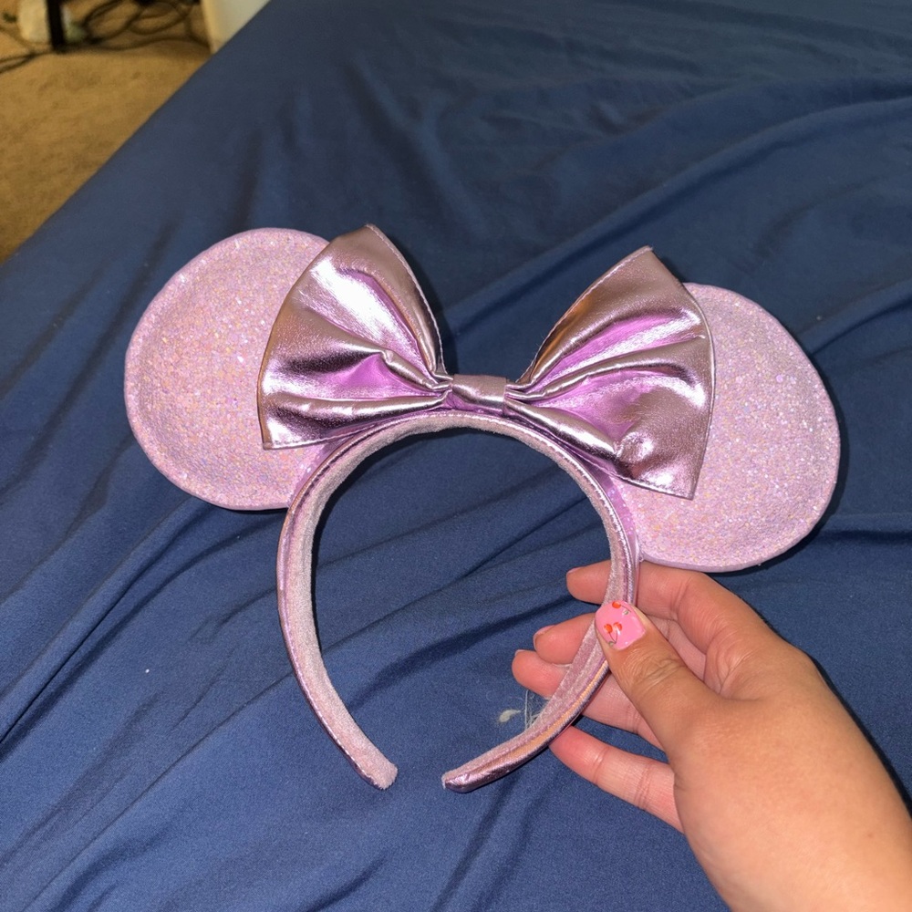 Disney Purple Minnie Mouse Ears Headband